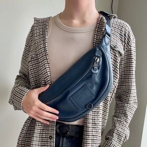 Navy blue coach cross body
